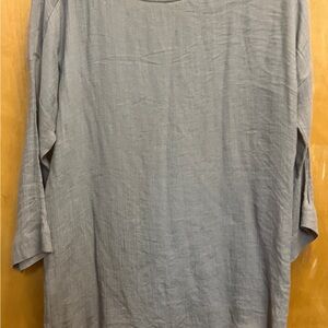 Elegant Gray Women's Blouse